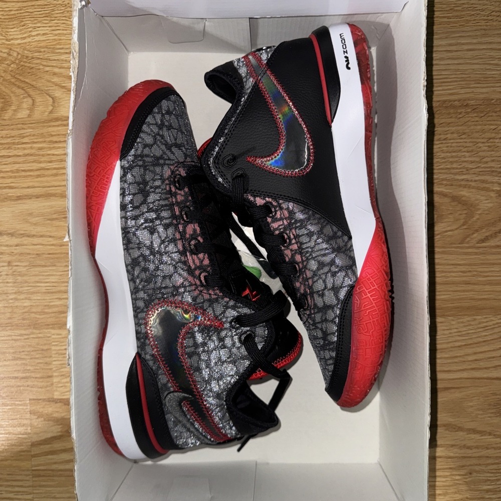 Nike Zoom Lebron NXXT Gen x Faze Clan Bred Size 11.5 Black Red Shoes DR8784-001